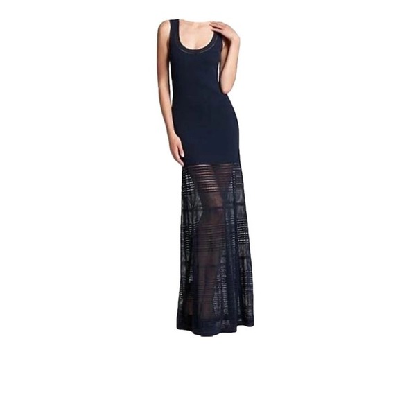 Zac Posen Jill Pointelle Knit Sleeveless Maxi L - Picture 2 of 11